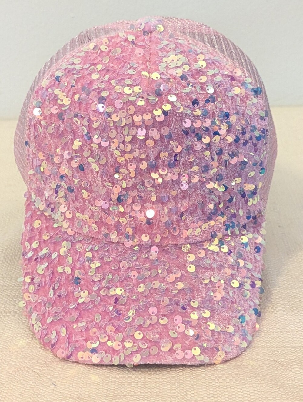 NWOT Sequin Baseball Cap - Multicolor